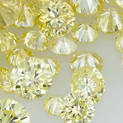 Fancy Yellow AA | Yellow Diamonds 0.25ct Mix Scoop | Fancy Yellow Untreated Natural Diamonds | Round | Melee | Accents | Cape Yellow