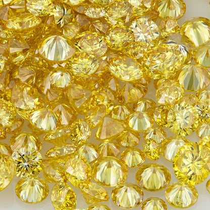 Canary Yellow Selection A | Canary Diamonds 0.25ct Mix Scoop | Canary Yellow Untreated Natural Diamonds | Round | Melee | Accents | Cape Yellow