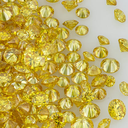 Canary Yellow Selection | Selection Canary Diamond 0.25ct Mix Scoop | Canary Yellow Untreated Natural Diamonds | Round | Melee | Accents | Cape Yellow