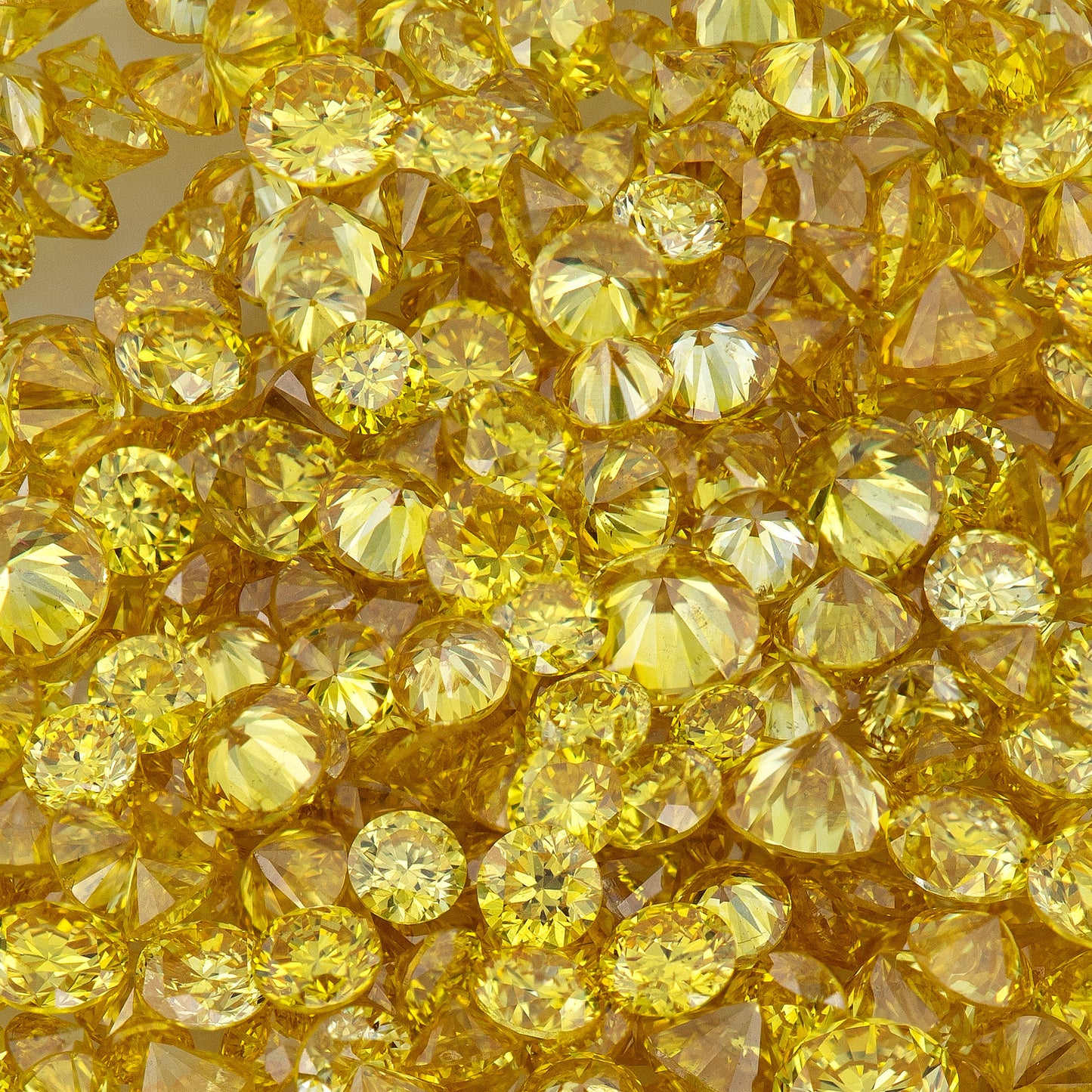 Canary Yellow Selection | Selection Canary Diamond 0.25ct Mix Scoop | Canary Yellow Untreated Natural Diamonds | Round | Melee | Accents | Cape Yellow