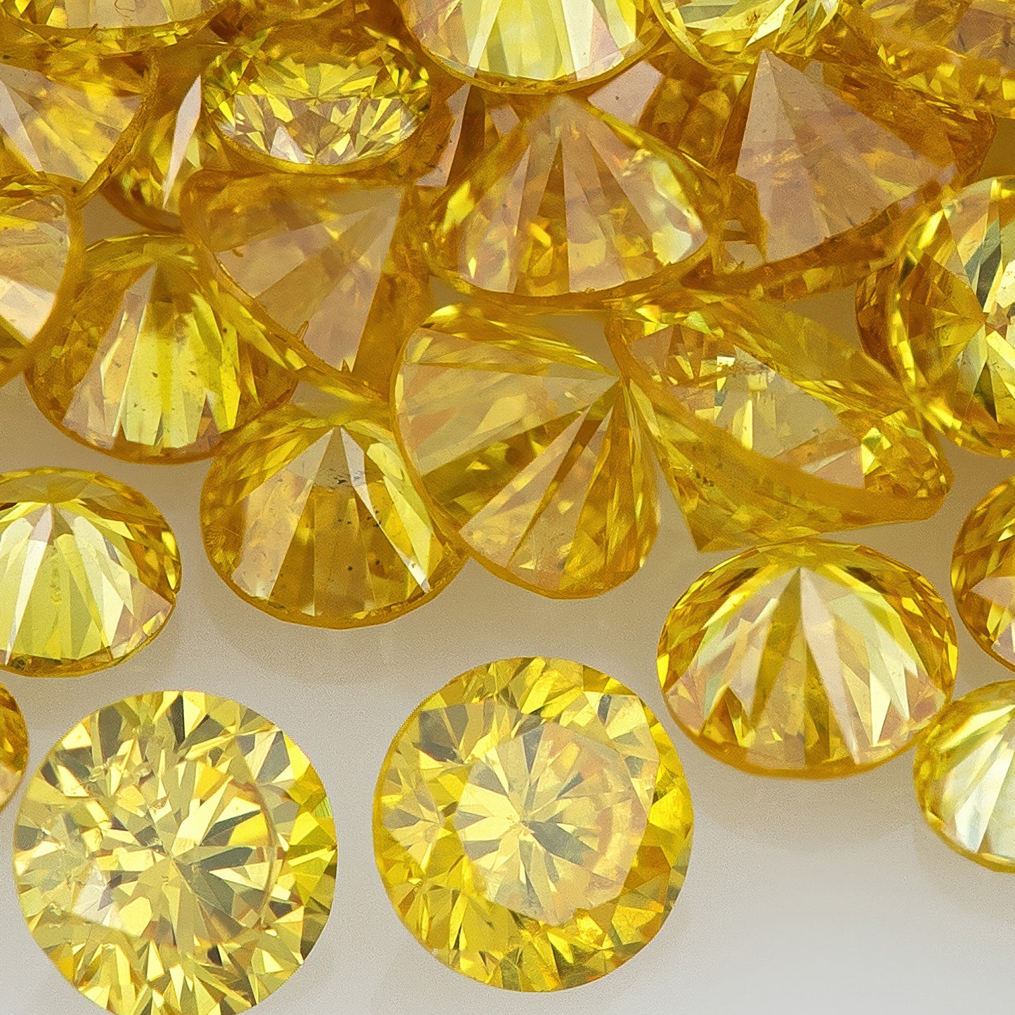 Canary Yellow Collection AAA | Collection Canary Diamonds 0.25ct Mix Scoop | Canary Yellow Untreated Natural Diamonds | Round | Melee | Accents | Cape Yellow