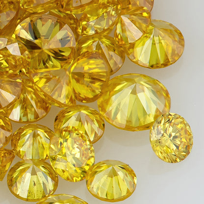 Canary Yellow Collection AAA | Collection Canary Diamonds 0.25ct Mix Scoop | Canary Yellow Untreated Natural Diamonds | Round | Melee | Accents | Cape Yellow
