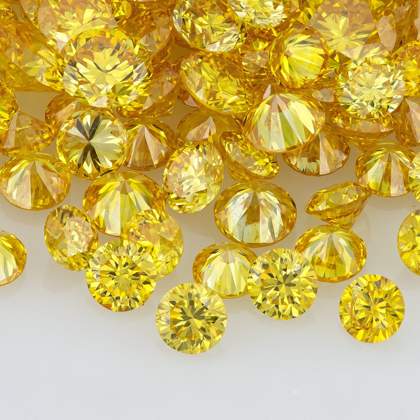 Canary Yellow Collection AAA Plus Size | Canary Diamonds | AAA Canary Yellow Untreated Natural Diamonds | Round | Melee | Accents | Fancy Vivid Yellow