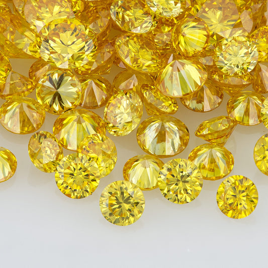 Canary Yellow Collection AAA Plus Size | Canary Diamonds | AAA Canary Yellow Untreated Natural Diamonds | Round | Melee | Accents | Fancy Vivid Yellow