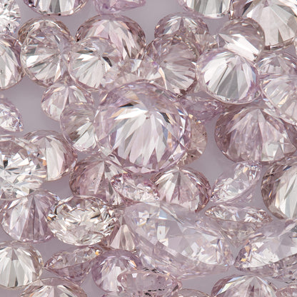 Light Purplish Pink (8-9PP/PR) | Argyle Purplish Pink Diamonds | Pink Untreated Natural Diamonds | Round | Melee | Accents | Cape Yellow
