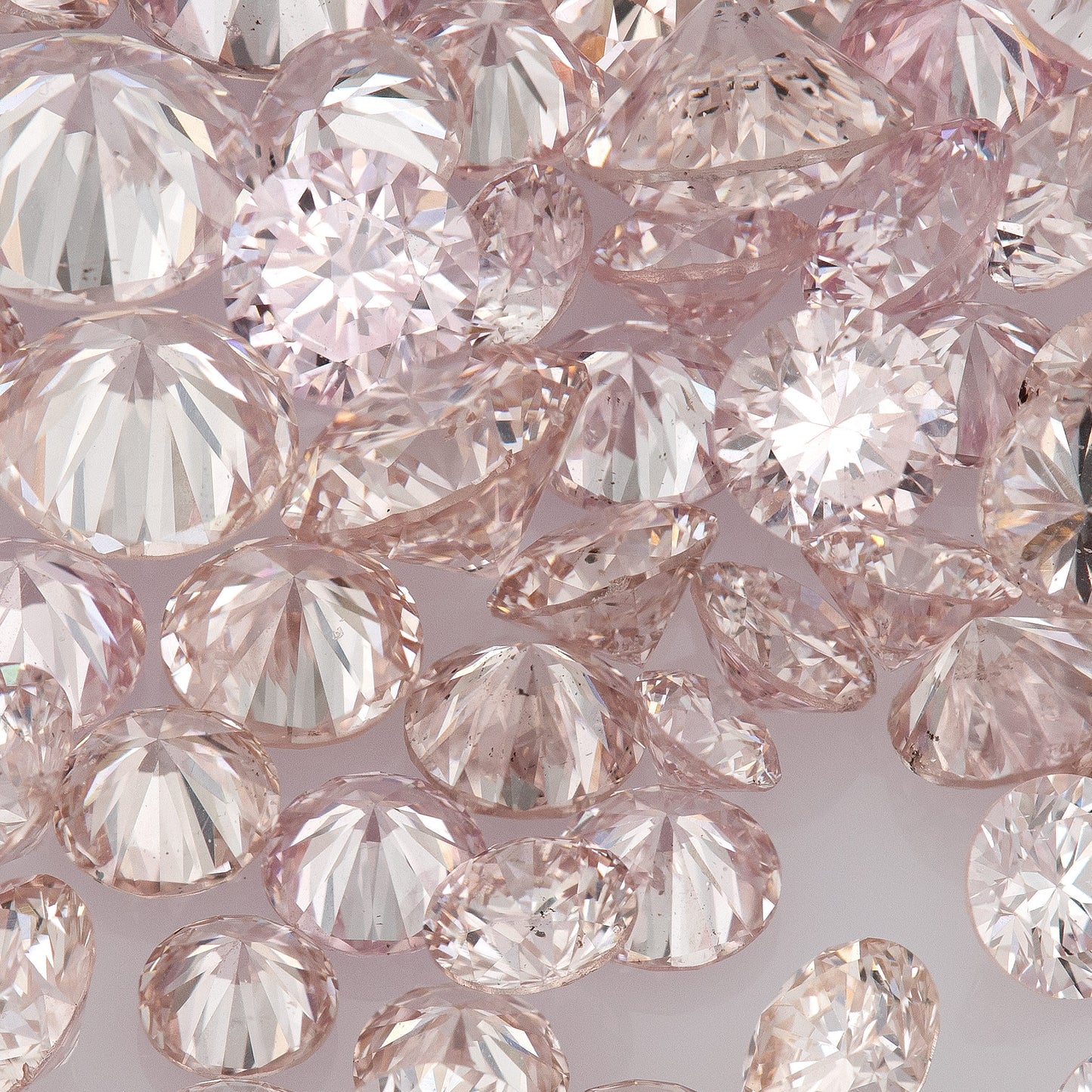 1pcs Argyle Pink Rosé Diamonds select from 1.8mm to 2.0mm Light Pink Rose Argyle Diamond Untreated Natural Pink Diamonds Round|Melee|accents