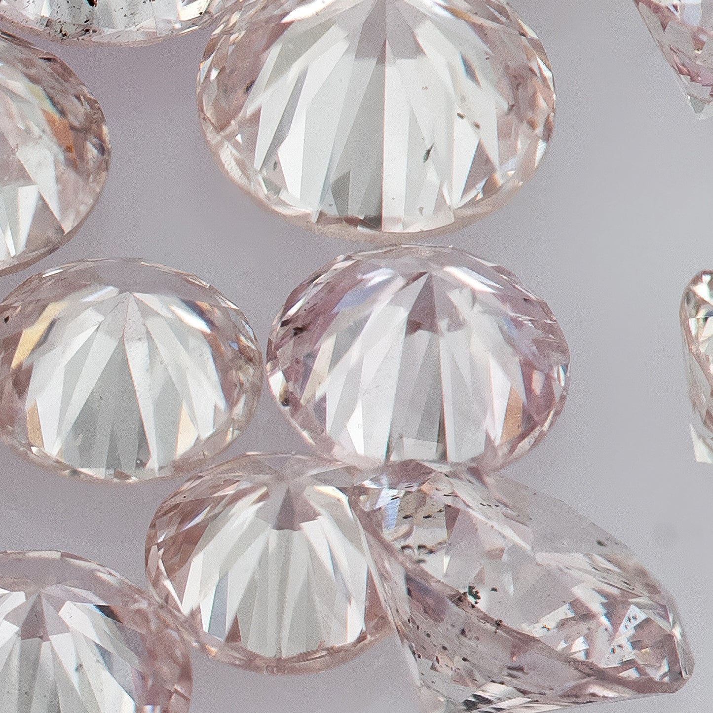 1pcs Argyle Pink Rosé Diamonds select from 1.8mm to 2.0mm Light Pink Rose Argyle Diamond Untreated Natural Pink Diamonds Round|Melee|accents