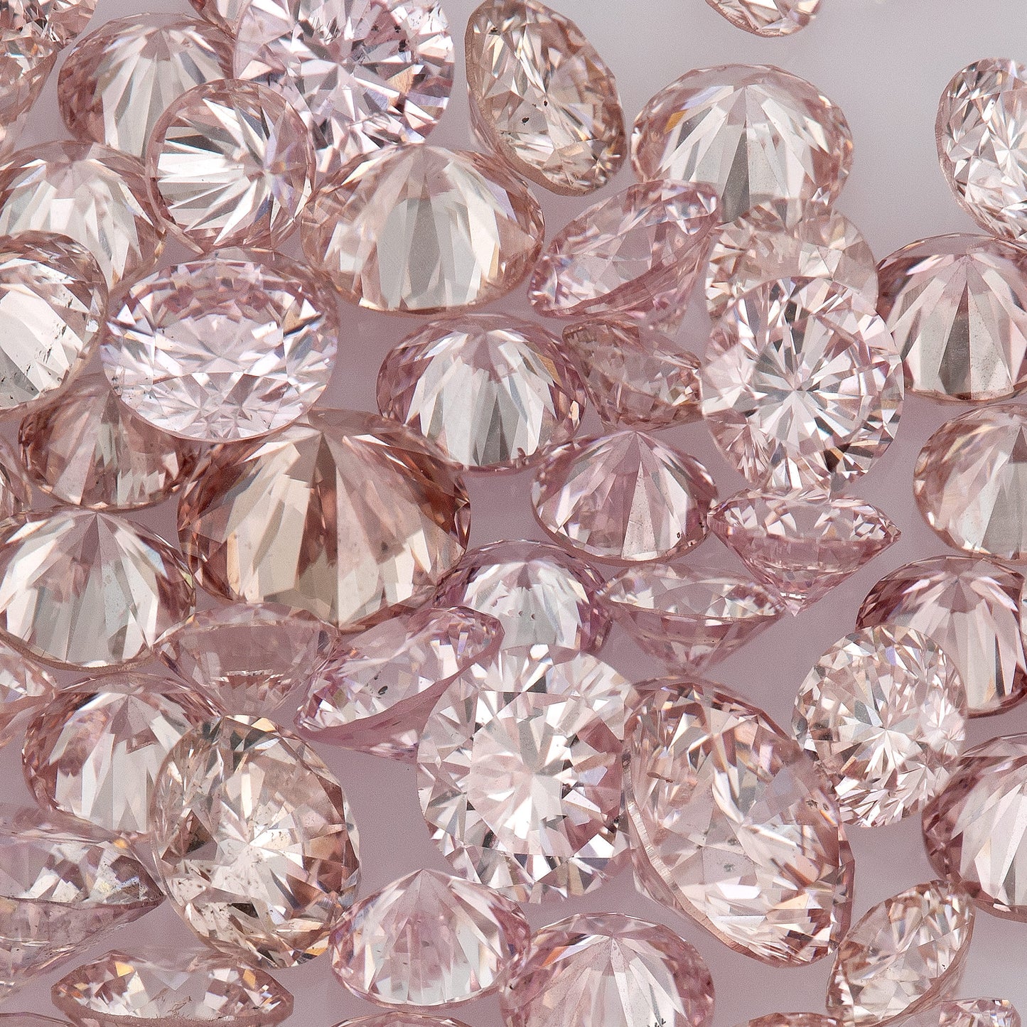1pcs Argyle Purplish/Rosé Pink select from 1.8mm to 2.0mm Argyle Pink Diamond Untreated Natural Pink Diamonds Round|Melee|accents|Argyle