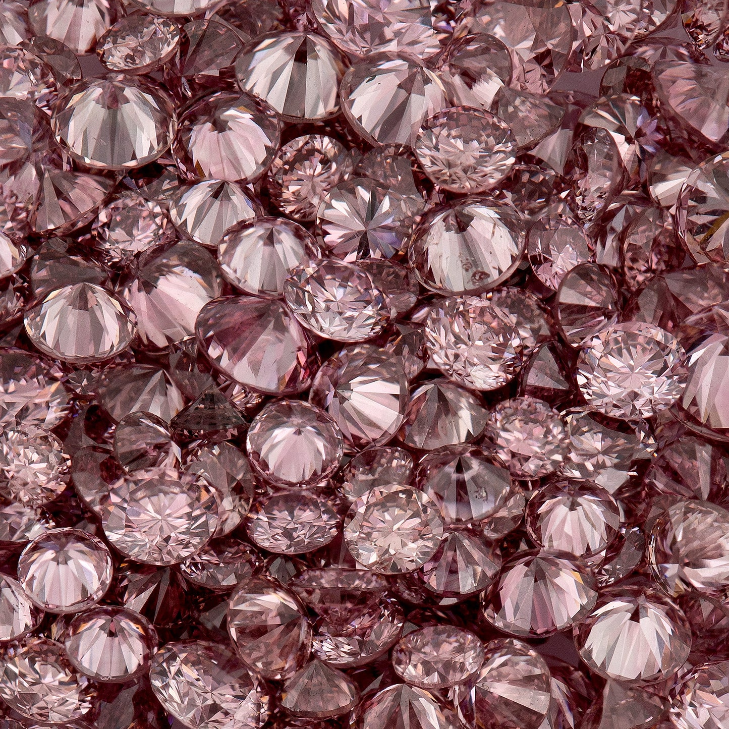 1pcs Argyle Vivid Pink Rose select from 0.8mm to 2.0mm sizes Argyle Pink Diamond Untreated Natural Pink Diamonds Round|Melee|accents|Argyle