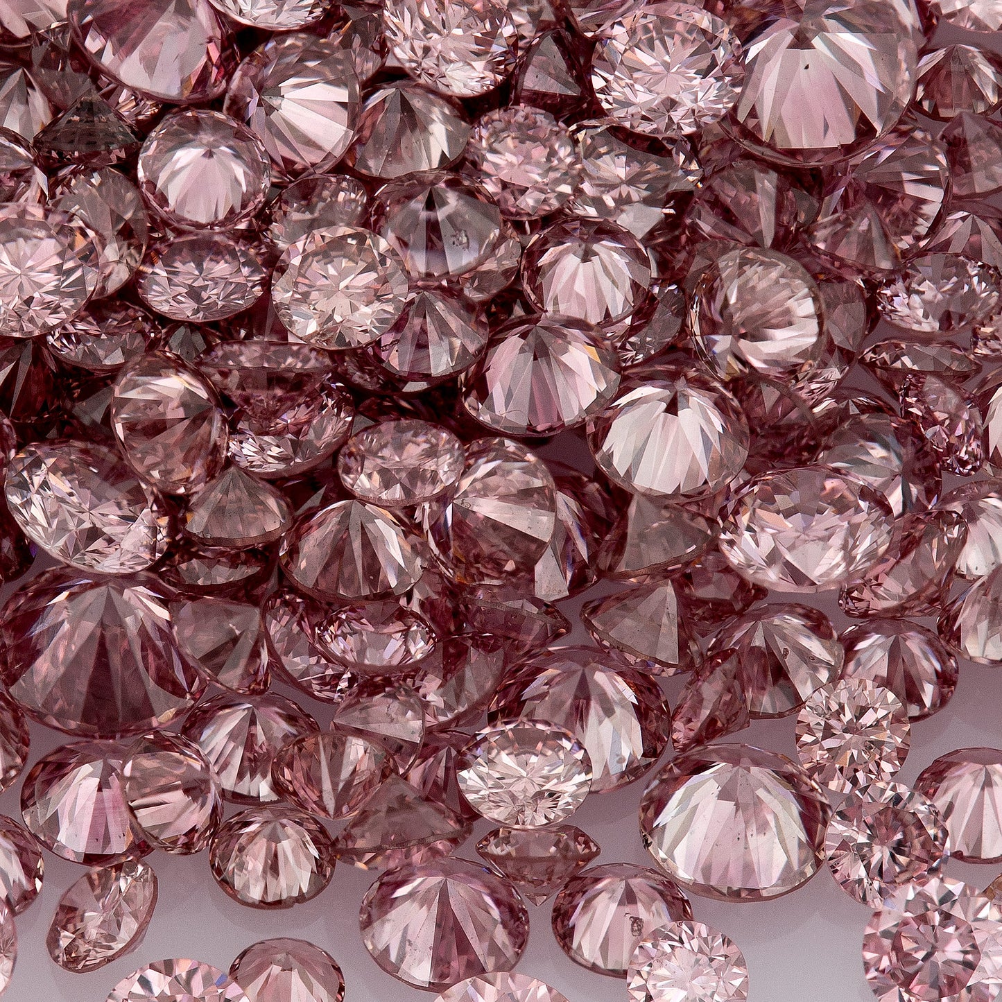 1pcs Argyle Vivid Pink Rose select from 0.8mm to 2.0mm sizes Argyle Pink Diamond Untreated Natural Pink Diamonds Round|Melee|accents|Argyle