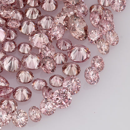 Fancy Vivid Pink Rose AA (4PR) | Argyle Vivid Pink Rose Diamonds | Argyle Pink Diamond | Untreated Natural Pink Diamonds | Round | Melee | Accents | Argyle