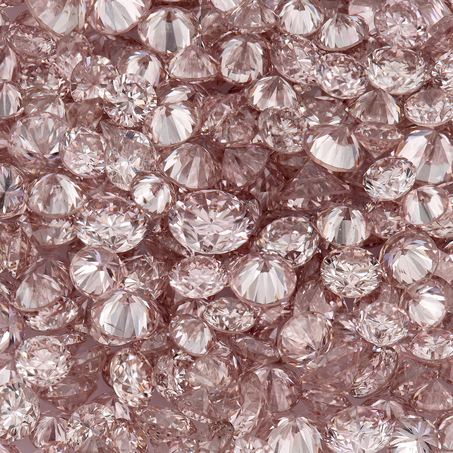 Fancy Pink Rose 7PR | Argyle Pink Diamonds Select | Untreated Natural Pink Diamonds | Round Melee Accents
