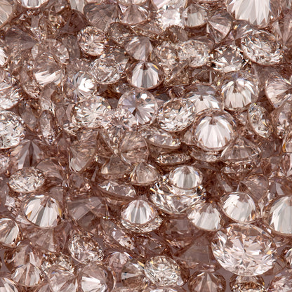 Fancy Intense Pink Champagne AA PC1 | Argyle Pink Diamonds Select | Untreated Natural Pink Diamonds | Round Melee Accents