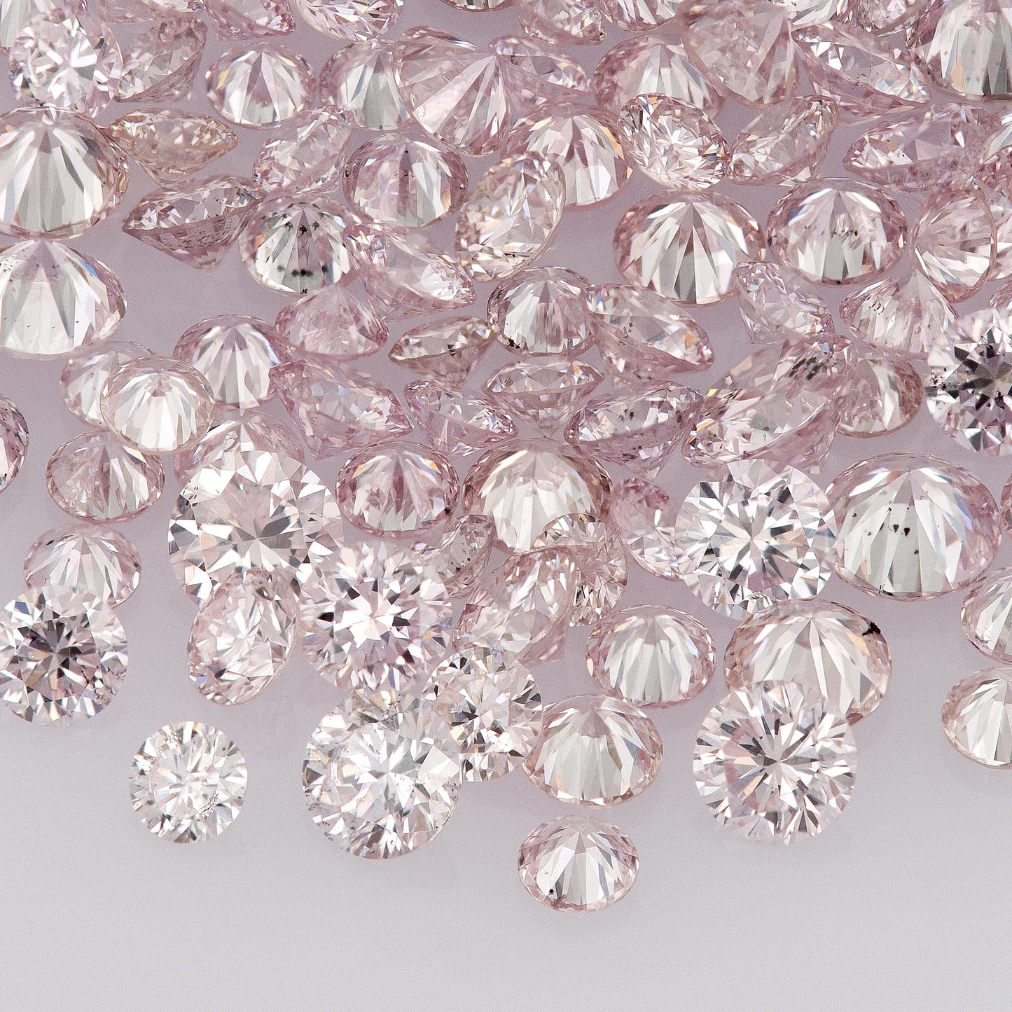 Fancy Purplish Pink 7PP | Argyle Pink Diamonds Select | Untreated Natural Pink Diamond Round | Melee | Accents | Argyle