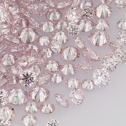 Fancy Purplish Pink 7PP | Argyle Pink Diamonds Select | Untreated Natural Pink Diamond Round | Melee | Accents | Argyle