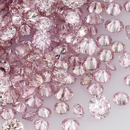 Fancy Intense+ Purplish Pink 5PP AA | Argyle Purple Pink Diamonds Select | Intense Purple Pink Diamonds | Untreated Natural Pink Diamond Round | Melee | Accents