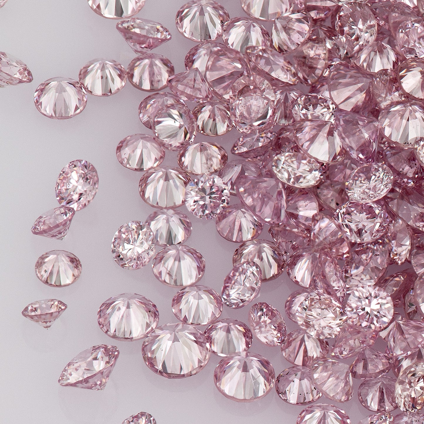 Fancy Intense+ Purplish Pink 5PP AA | Argyle Purple Pink Diamonds Select | Intense Purple Pink Diamonds | Untreated Natural Pink Diamond Round | Melee | Accents