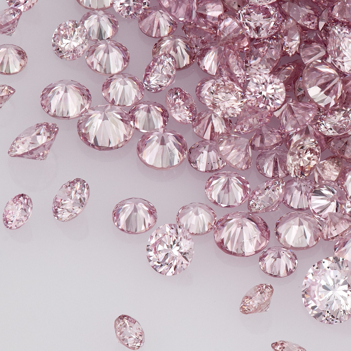 Fancy Intense+ Purplish Pink 5PP AA | Argyle Purple Pink Diamonds Select | Intense Purple Pink Diamonds | Untreated Natural Pink Diamond Round | Melee | Accents