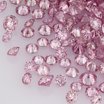 Fancy Vivid Purplish Pink 3PP | Argyle Vivid Purple Pink Diamonds Select | Vivid Pink Diamonds | Untreated Natural Pink Diamond Round | Melee | Accents