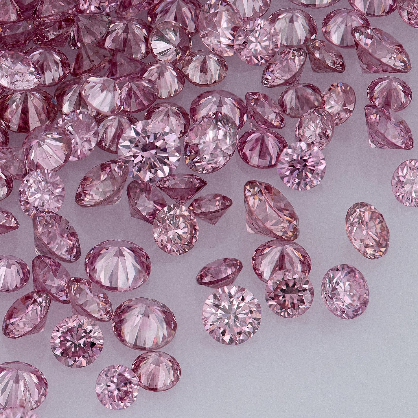 Fancy Vivid+ Purplish Pink 3/2PP AA | Argyle Vivid Purple Pink Diamonds Select | Vivid Pink Diamonds | Untreated Natural Pink Diamond Round | Melee | Accents | Argyle