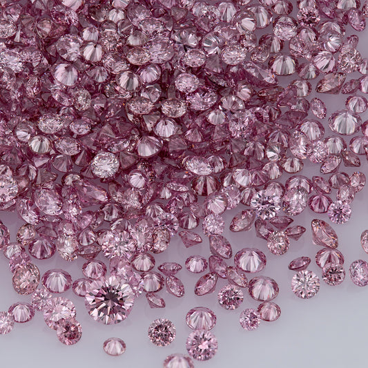 Fancy Vivid+ Purplish Pink 3/2PP AA | Argyle Vivid Purple Pink Diamonds Select | Vivid Pink Diamonds | Untreated Natural Pink Diamond Round | Melee | Accents | Argyle