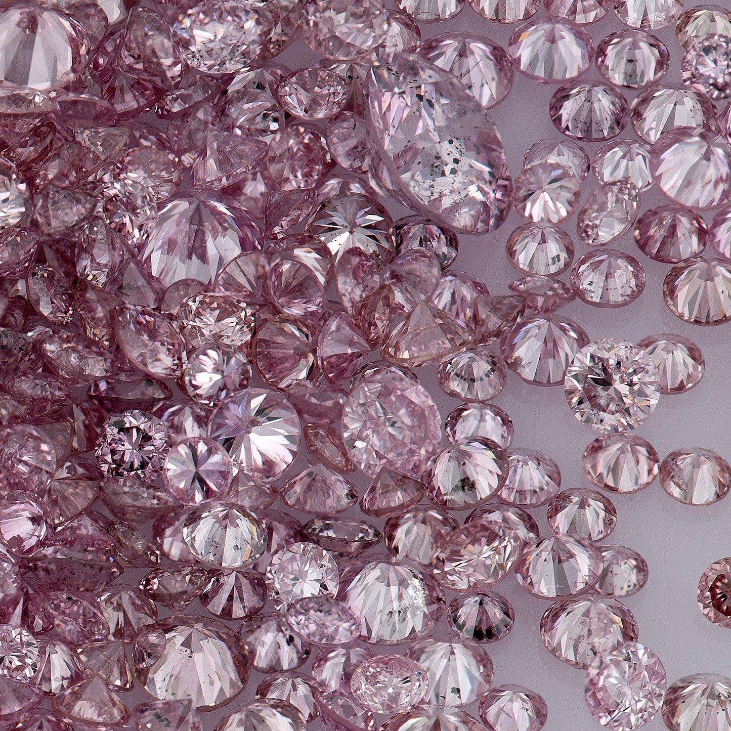 Fancy Intense Pink 6-5P | Argyle Pink Diamonds Select | Deluxe Intense Pink Diamonds | Untreated Natural Pink Diamond Round | Melee | Accents