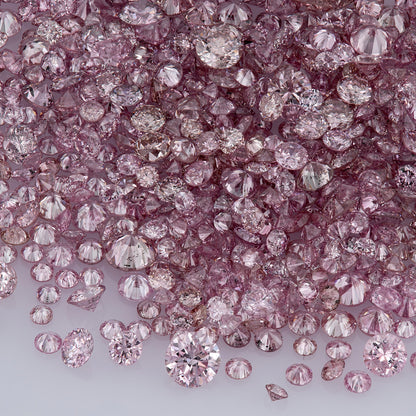 Fancy Intense Pink 6-5P | Argyle Pink Diamonds Select | Deluxe Intense Pink Diamonds | Untreated Natural Pink Diamond Round | Melee | Accents