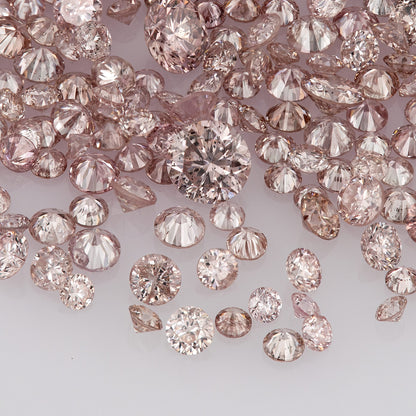 Fancy Intense Pink Rose 7PR | Argyle Pink Diamonds | Select | Untreated Natural | Round Melee Accents | Argyle