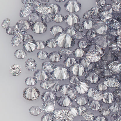 Fancy Intense Blue Violet BL2 | Argyle Violet Blue Diamonds | Select | Australian | Untreated Natural | Round Melee Accents