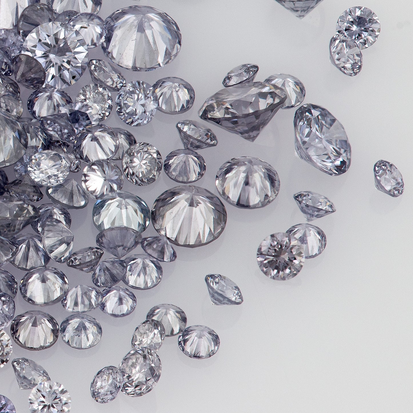 Blue Violet Top Collection | Argyle Blue Diamonds | Select | TOP Australian | Untreated Natural | Round Melee Accents