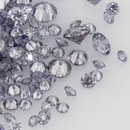 Blue Violet Top Collection | Argyle Blue Diamonds | Select | TOP Australian | Untreated Natural | Round Melee Accents