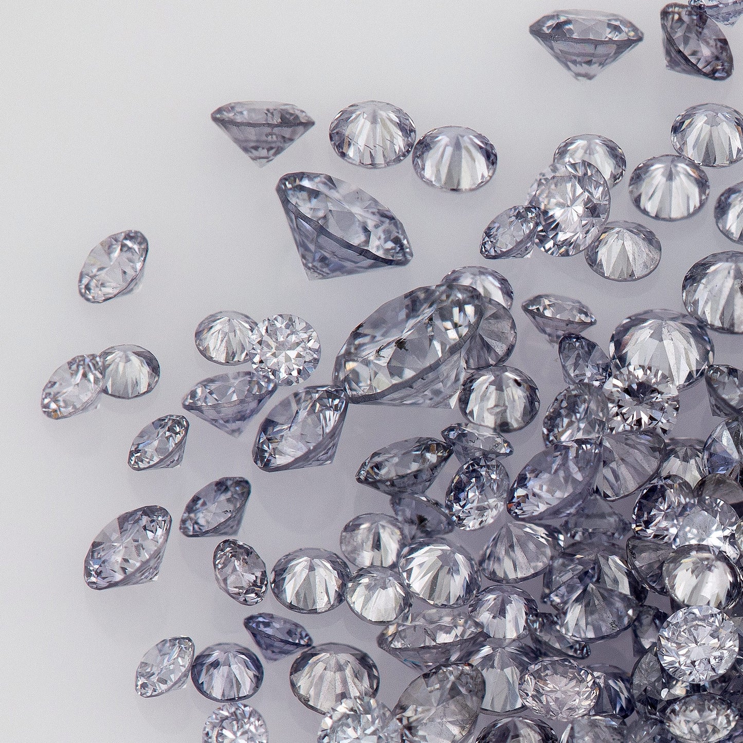 Blue Violet Top Collection | Argyle Blue Diamonds | Select | TOP Australian | Untreated Natural | Round Melee Accents