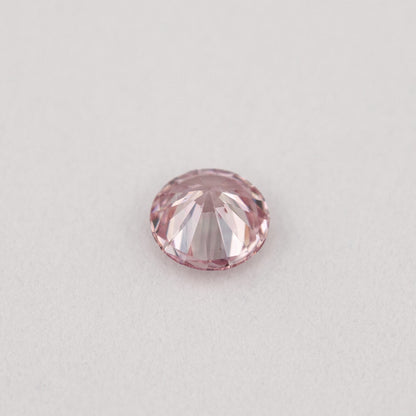 Argyle Certified 0.14ct 7P Fancy Pink Natural Argyle Pink Diamond Round Brilliant
