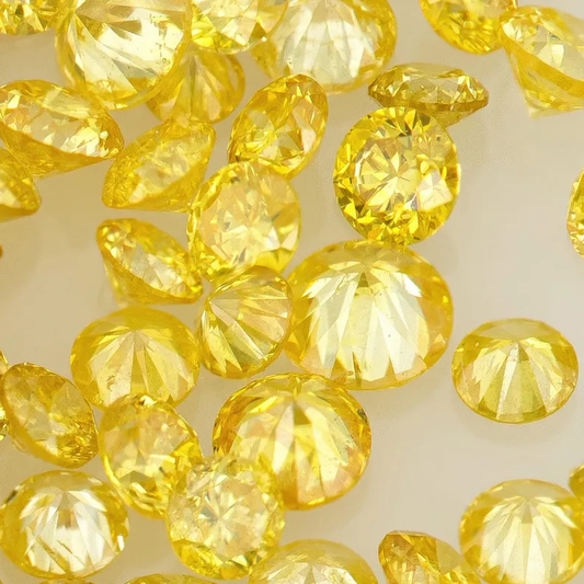 Fancy Yellow – Dark Cape Color | Natural Untreated Diamonds | Round | Melee | Accents | Cape Color Diamonds