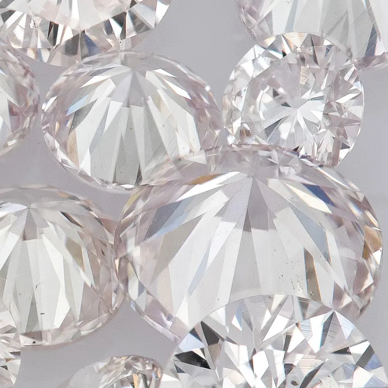 Light Pink Diamonds 0.25ct 1.8mm to 2.2mm mix scoop Argyle Pink Diamond Untreated Natural Pink Diamonds Round|Melee|accents|Argyle