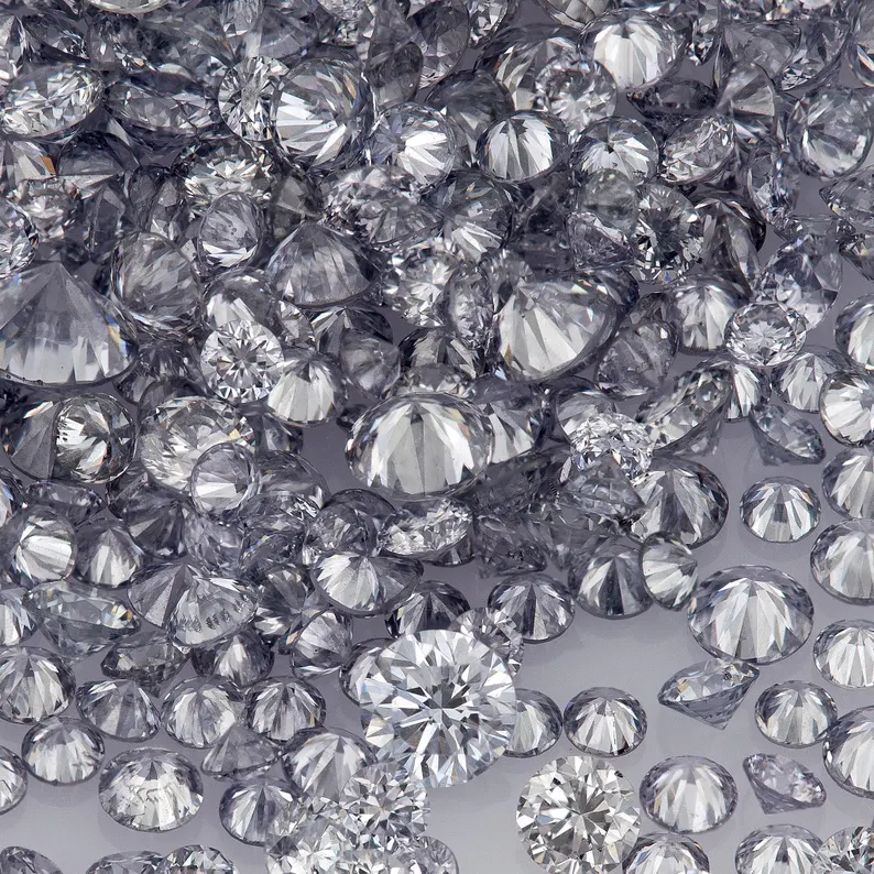 Fancy Vivid Blue Violet BL2/3 | Argyle Blue Diamonds | Select | Deluxe Australian | Untreated Natural | Round Melee Accents