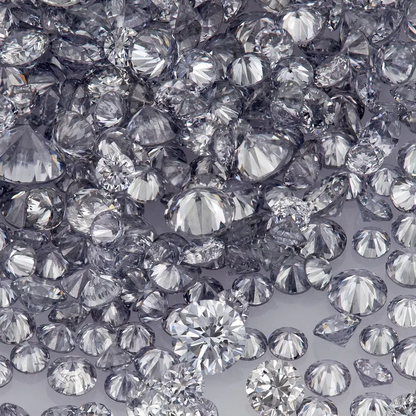 Fancy Vivid Blue Violet BL2/3 | Argyle Blue Diamonds | Select | Deluxe Australian | Untreated Natural | Round Melee Accents