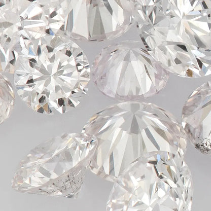 Very Light Pink Diamonds 0.25ct 1.8mm to 2.2mm mix scoop Argyle Pink Diamonds Untreated Natural Pink Diamonds Round|Melee|accents
