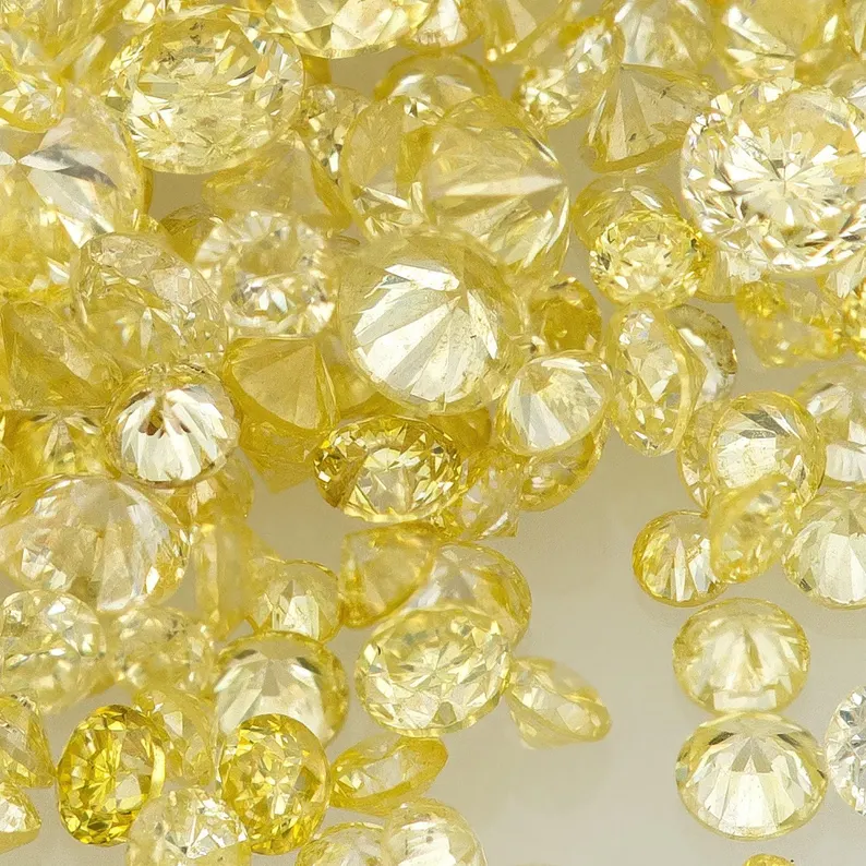 Fancy Yellow – Dark Cape Color | Natural Untreated Diamonds | Round | Melee | Accents | Cape Color Diamonds
