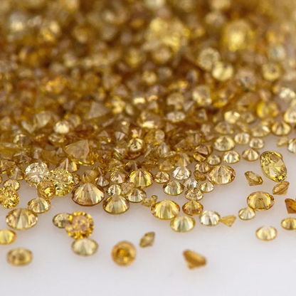 Fancy Brownish Yellow Coffee Color | Natural Untreated Diamonds | Round | Melee | Accents | Coffee Color Diamonds