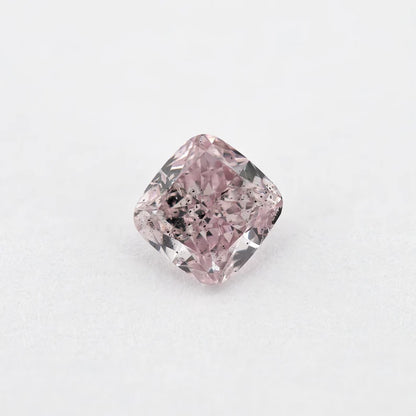 GIA Certified 0.26 Ct Untreated Fancy Pink Natural Diamond Cushion Solitaire|Custom Jewelry|Certificate|natural color|rare