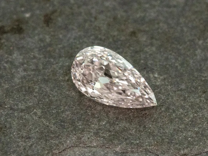 0.13ct Light Pink Untreated Loose Natural Pink Diamond Pear SI