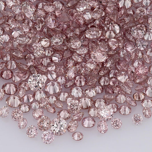 Argyle Pink Diamonds 0.25ct 0.8mm to 2.2mm mix scoop Argyle Pink Diamond Untreated Natural Pink Diaomonds Round|Melee|accents|Argyle