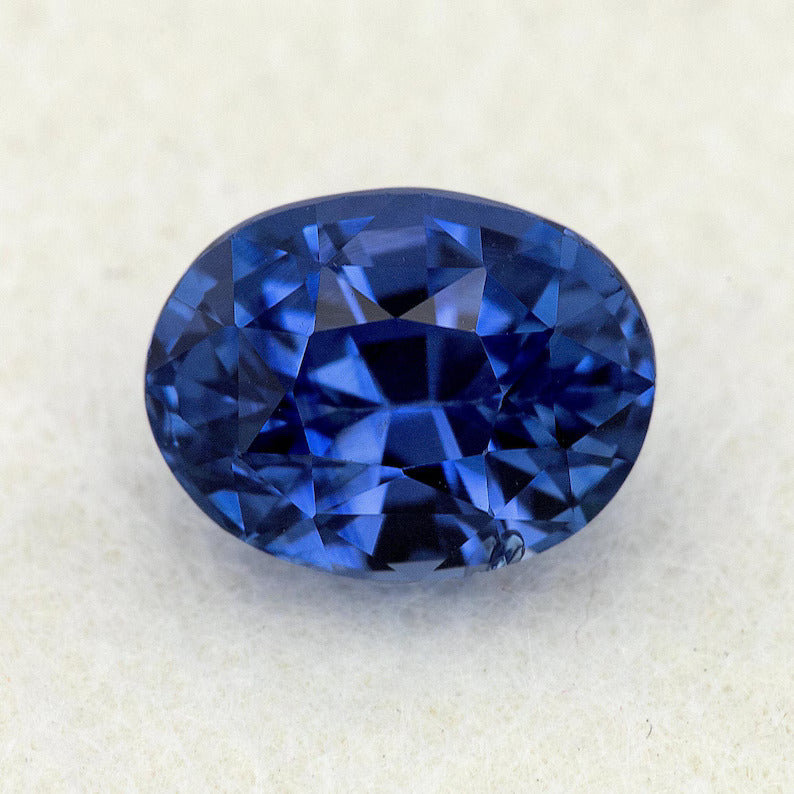 2.11 ct. Natural Blue Sapphire Oval Ceylon Sri Lanka Heated