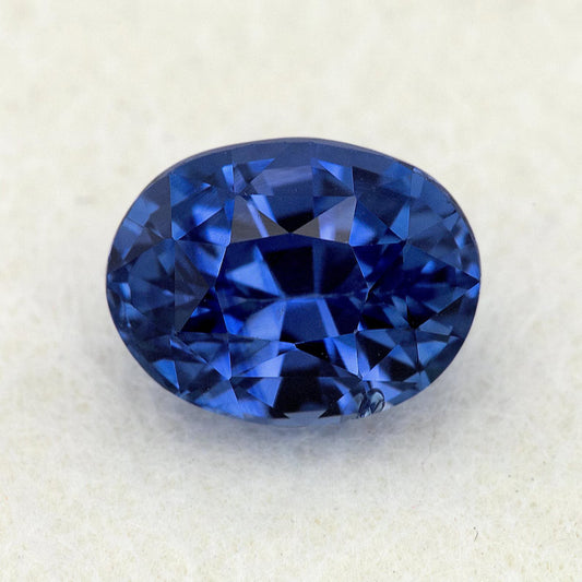 2.11 ct. Natural Blue Sapphire Oval Ceylon Sri Lanka Heated