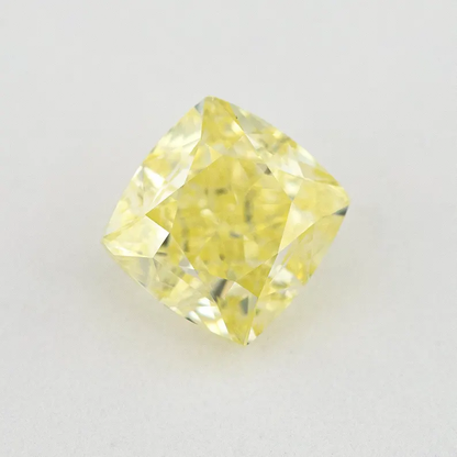 GIA Certified 1.00ct. Fancy Yellow Loose Natural Diamond Cushion VS2 Untreated|Certificate|Genuine|Yellow Diamond