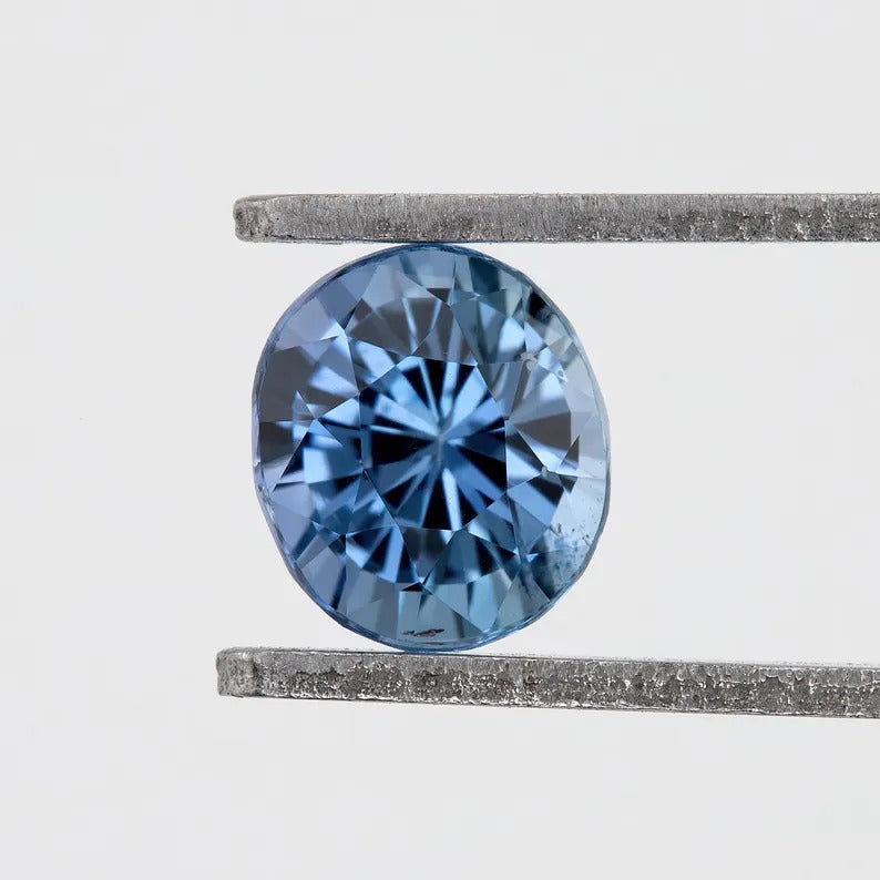 Cobalt Blue with Purple Tint | Natural Sapphire | Oval Cut | 1.04ct | Unheated Loose Gemstone | Jewelry Making | Birthstone Gem | Sapphire for Ring