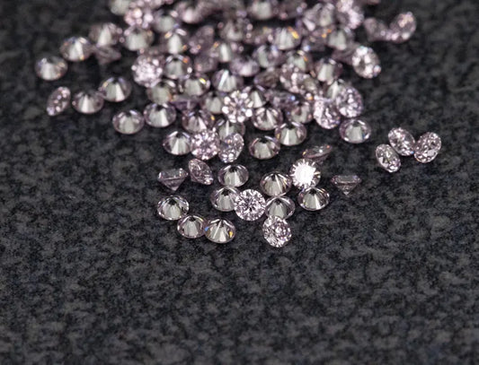 0.25ct 0.9mm to 1.2mm mix size Fancy Intense Plus Pink Natural Diamonds VS-SI Round Brilliant Selection|Argyle|Custom Jewelry|Pink Diamond