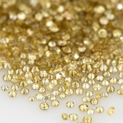 Fancy Light Brownish Yellow Light Coffee Color | Natural Untreated Diamonds | Round | Melee | Accents | Coffee