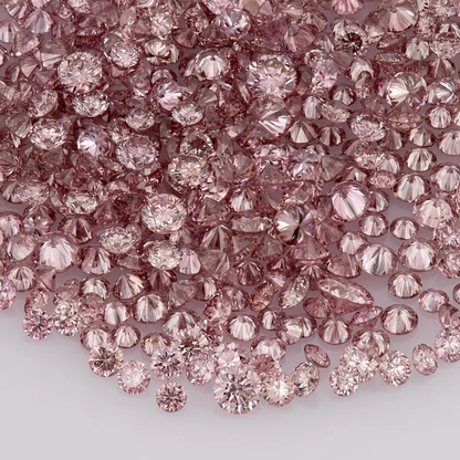 Intense Pink Diamonds 0.25ct 0.8mm to 2.2mm mix scoop Argyle Pink Diamond Untreated Natural Pink Diamonds Round|Melee|accents|Argyle